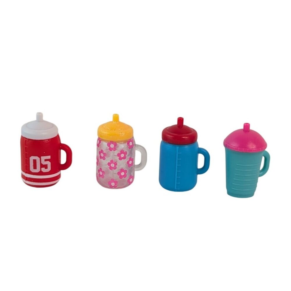 LOL Surprise Doll Cup Lot of 20 Mason Jar Milk Tumbler Bottle Pop Cat Toy - Picture 2 of 11